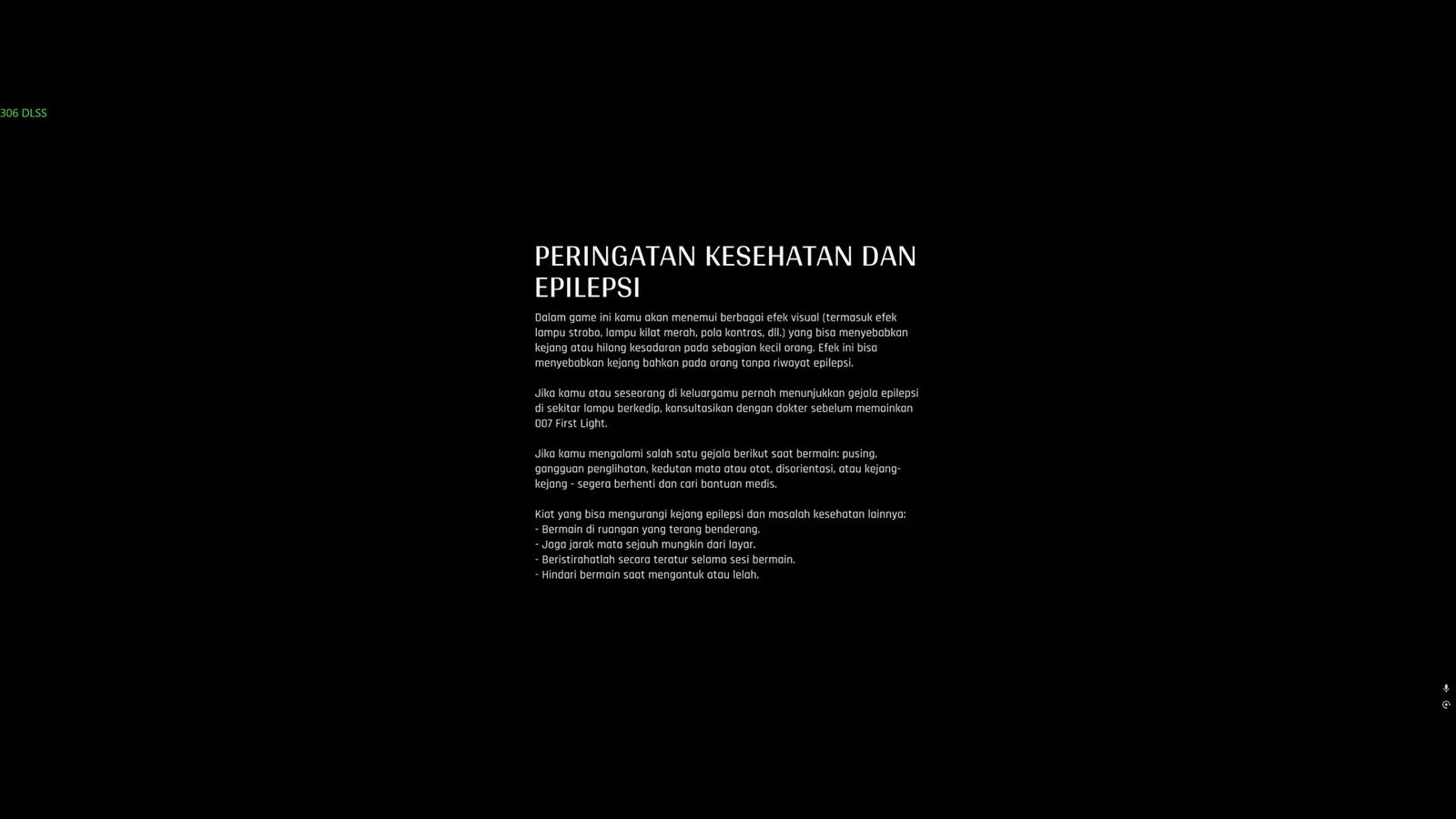007 First Light, Tangkapan layar dalam game (1 dari 24).
