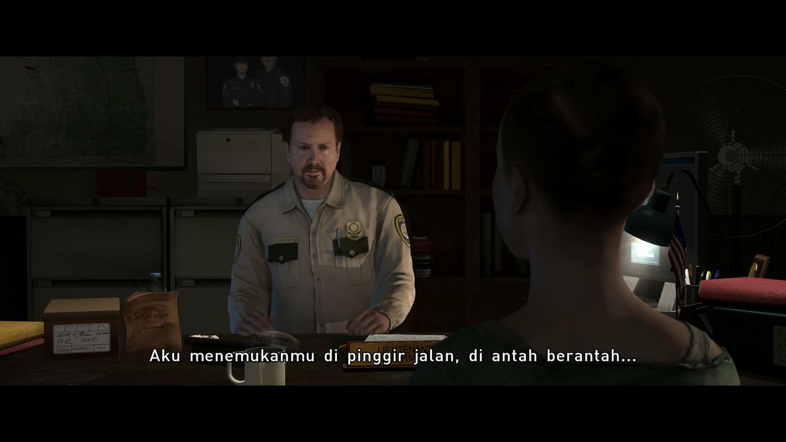 Beyond: Two Souls, Tangkapan layar dalam game (1 dari 21).