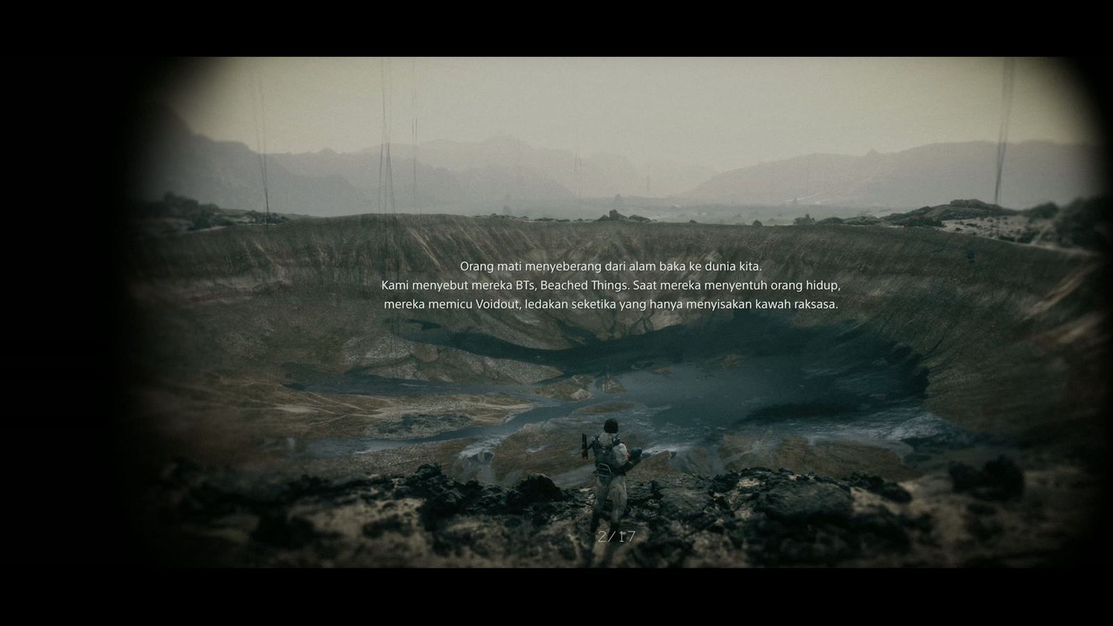 DEATH STRANDING 2: ON THE BEACH, Kisah sebelumnya: "Orang mati menyeberang dari alam baka ke dunia kita. Kami menyebut mereka BTs, Beached Things."