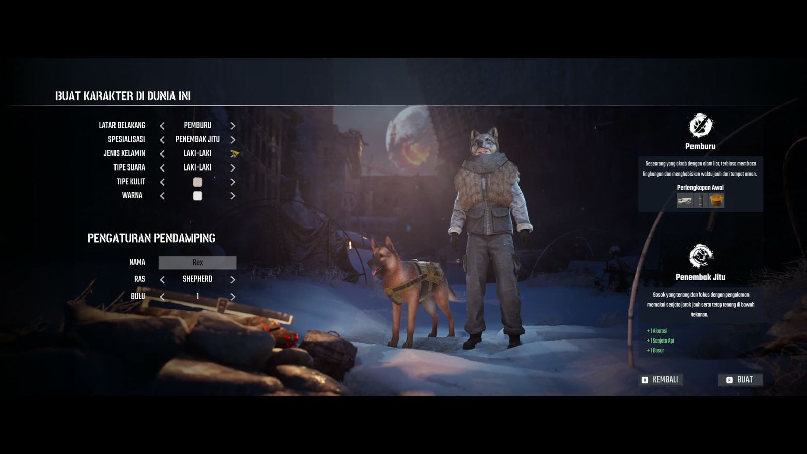 Permafrost, Tangkapan layar dalam game (1 dari 7).