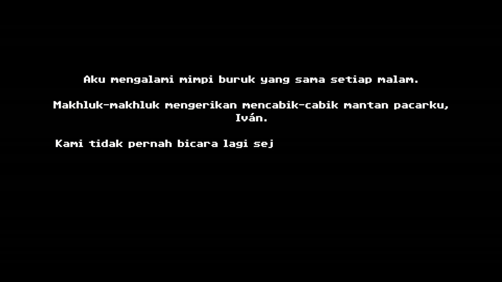 Tenebris Somnia, Tangkapan layar dalam game (1 dari 22).