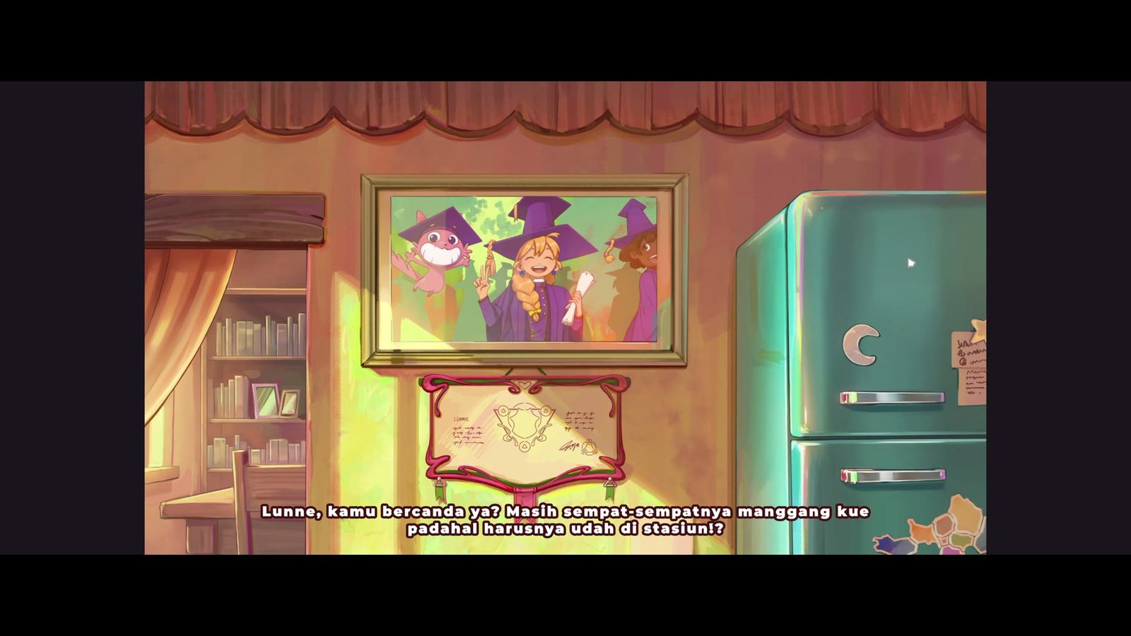 The Witch's Bakery, Obrolan Lunne dengan warga Paris, subtitle Indonesia.